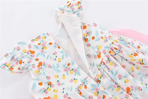 Vista 4 de Mud Kingdom Little Girls Summer Dress Sleeveless Cute Floral