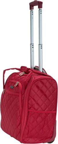 Vista 9 de Rockland Melrose - Maleta con ruedas, de porte vertical, para caber debajo del asiento, Rojo), BF31-RED