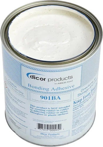 Vista 2 de Dicor 901BA1 adhesivo a base de agua - 1 galón EPDM & TPO compatible; covers 160 sq ft per gallon; environmentally friendly; for sealing & bonding