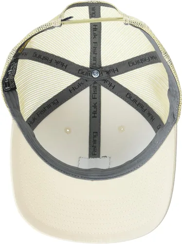Vista 3 de HUK Men's Mesh Trucker Snapback Anti-Glare Fishing Hat