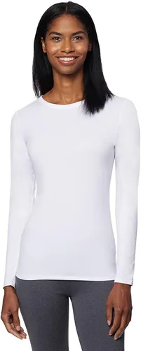 Vista 11 de 32 Degrees Heat - Camiseta térmica de capa base para mujer, manga larga, cuello redondo, ultra suave y ligera Berry Mauve19