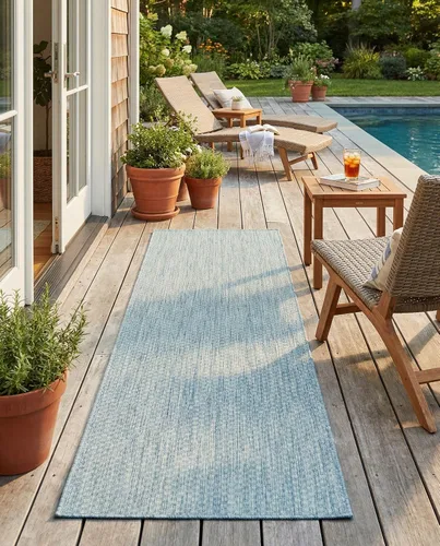 Vista 99 de Rugs.com Outdoor Solid Collection - Alfombra de pelo plano beige de 2 x 3 pulgadas, perfecta para entradas, cocinas, rincones de desayuno, piezas