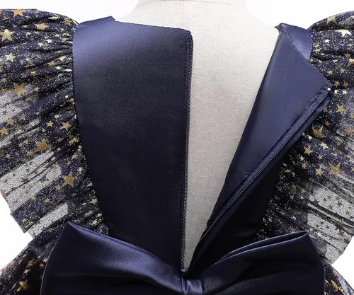 Vista 4 de Nileafes Vestido de princesa para niñas pequeñas, vestido de tutú de fiesta