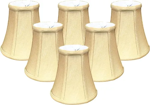 Vista 52 de Royal Designs, Inc. BS-704FC-6AGL pantalla para lámpara True Bell, 3.5 x 6 x 6.25 pulgadas, Oro Antiguo