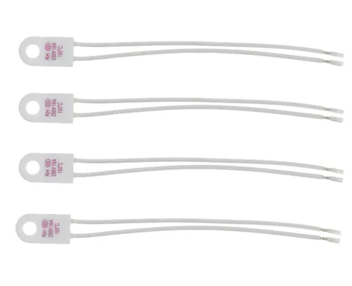 Vista 2 de 5PCS RH/Tf RH 135C RH 135 Celsius 13 5Degree RH135 15A 250V Temperature Fuse Thermal Links Over Temperature Protector(RH230 20A)