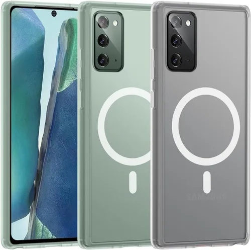 Vista 18 de TIANNIUKE Funda magnética para Samsung Galaxy Note 10 Plus, translúcida mate antihuellas, compatible con MagSafe, ajuste delgado, a prueba de Negro