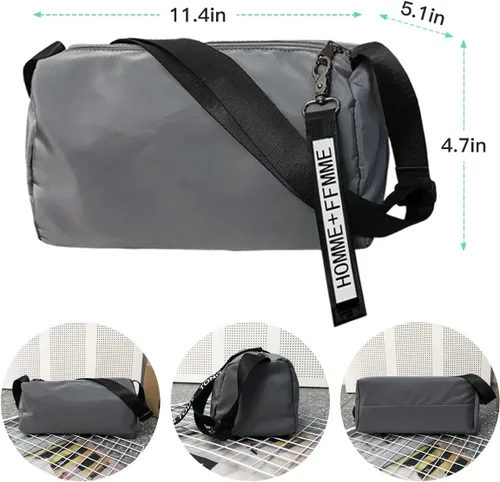 Vista 4 de Bolso cruzado de hombro para hombres y mujeres, artículos esenciales diarios, para viajes, gimnasio