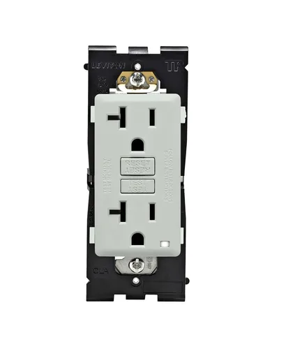 Vista 20 de Leviton Renu - Toma GFCI autocomprobada resistente a manipulaciones, 15 amperios, RGF15-CA, café con leche