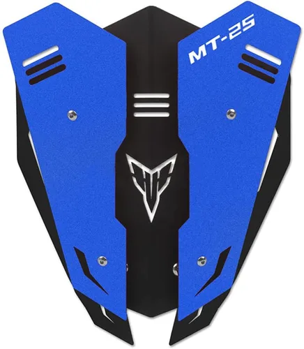 Vista 8 de Parabrisas delantero para motocicleta compatible con Yamaha MT-03 MT-25 2020 (MT-03, azul)