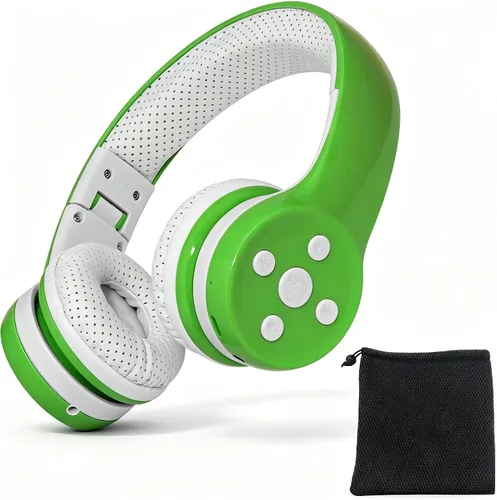 Vista 15 de Auriculares inalámbricos con cancelación activa de ruido, Bluetooth 5.3 sobre la oreja con controladores de alta fidelidad de 1.575 pulgadas Negro 2