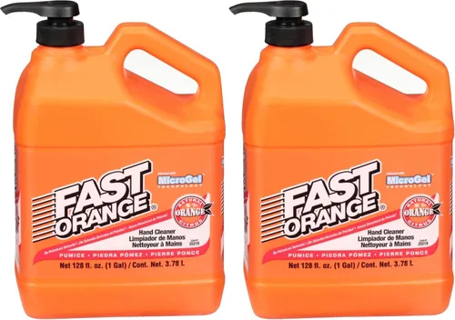 Vista 4 de Permatex 25618 limpiador rápido para manos naranja, Xtreme, 1 galón, 15 oz.