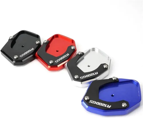 Vista 7 de Almohadilla lateral para motocicleta, accesorios de motocicleta, soporte lateral, ampliador, placa de extensión para B&MW R 1200 GS 2007-2012 R 1200
