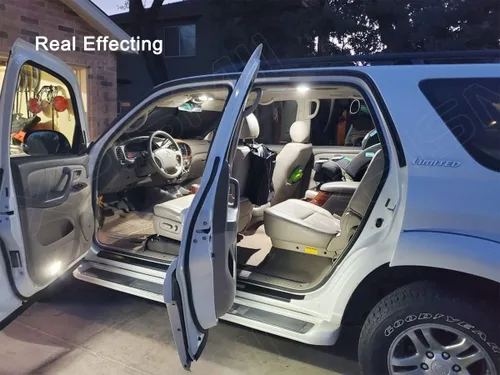 Vista 4 de Xpismii Kit de luz LED interior Sequoia blanca de 18 piezas de 6000 K de repuesto para Toyota Sequoia 2001 2002 2003 2004 2005 2006 2007