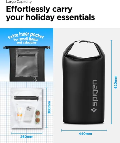 Vista 5 de Spigen AquaShield - Bolsa seca impermeable A631 30L