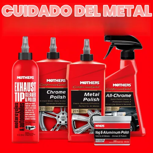 Vista 7 de Pulidor Mag & Aluminum Polish 05101 y paquete de telas de microfibra., std