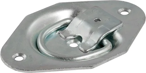 Vista 2 de CURT 83601 - Anclaje de amarre con anillo de cuerda de remolque empotrado de 1-3/8 x 1-7/8 pulgadas, capacidad de 1,200 libras