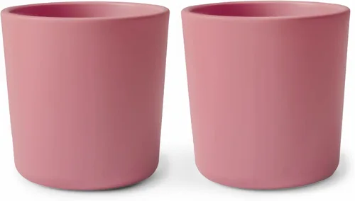 Vista 15 de Mushie - Tazas de vajilla para niños Fabricadas en Dinamarca, juego de 2 (color rubor)