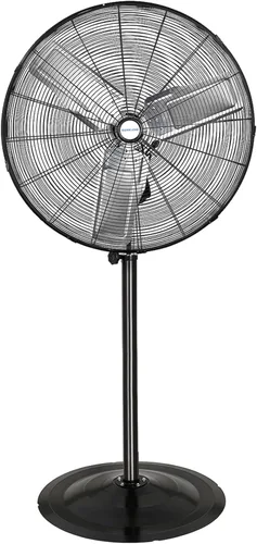 Vista 13 de BILT HARD - Ventilador de pie industrial de metal, resistente, de alta velocidad, oscilante, aspas de aluminio, 3 velocidades y certificado UL
