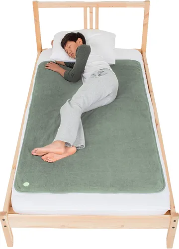 Vista 17 de PeapodMats Tapete de Cama Impermeable para Enuresis e Incontinencia - Protector Reutilizable. Colocación Segura y Transpirable. Lavable. Ecológico