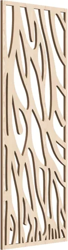 Vista 13 de 9 3/8"W x 24 3/8"H x 1/4"T Bristol Decorativos Paneles de Pared de Madera Calado, Cereza