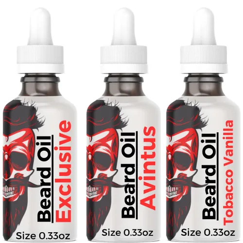 Vista 14 de Aceite de barba antienvejecimiento para hombres, aromas inspirados en el diseñador de primera calidad, 11 aceites naturales, retinol vegetal, aceite