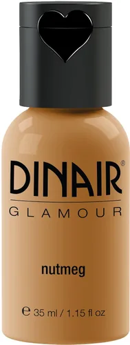 Vista 38 de Dinair Base de maquillaje con aerógrafo Marrón oscuro GLAMOUR: Natural, Cobertura ligera, Mate 1/4oz