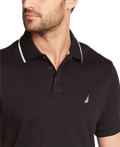Vista 4 de Nautica Polo de manga corta con cuello de doble punta para hombre
