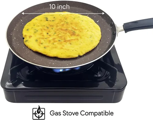 Vista 6 de Sartén Dosa antiadherente, aluminio, compatible con inducción, 10 pulgadas