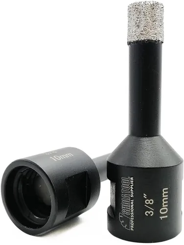 Vista 16 de SHDIATOOL Brocas de núcleo de diamante, 2 unidades de 1/4 de pulgada para porcelana, cerámica, ladrillo, ladrillo al vacío, sierra de agujero