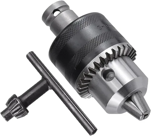Vista 8 de Adaptador de conversión de cambio rápido para portabrocas sin llave con capacidad de 0,8 mm a 10 mm, montaje de 3/8-24UNF, con vástago hexagonal