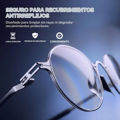 Vista 6 de Peeps - Limpiador de lentes de gafas, tecnología de microfibra de carbono eficiente y duradera, utilizada exclusivamente por la NASA, 500 usos