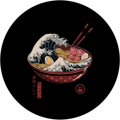 Vista 3 de The Great Ramen Wave - PopSockets Grip and Stand for Phones and Tablets