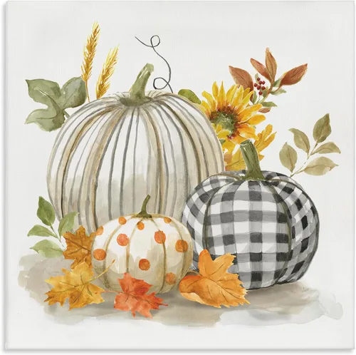 Vista 9 de Stupell Industries Nan - Placa de pared con diseño de calabazas estampadas, 12 x 12 pulgadas, fácil de colgar y resistente, fabricada en Estados