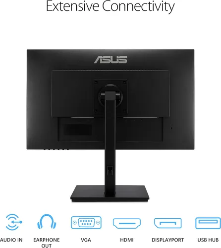 Vista 6 de ASUS VA24DQSB Monitor de computadora FHD IPS de 24 pulgadas, 1080P