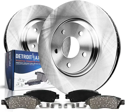 Vista 6 de Detroit Axle - Juego de rotores de freno de disco trasero + Sustitución de calibrador de freno de disco trasero izquierdo para Acura TL Honda