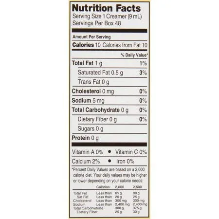 Vista 2 de 1-Land O Lakes Mini Moo`s Half & Half 48-Single Serve Lakes Creamers lácteos
