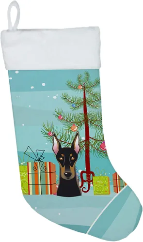 Vista 36 de Caroline's Treasures BB1590CS Árbol de Navidad y Alaskan Malamute Calcetines de Navidad para colgar en la chimenea, decoración de fiesta de Navidad