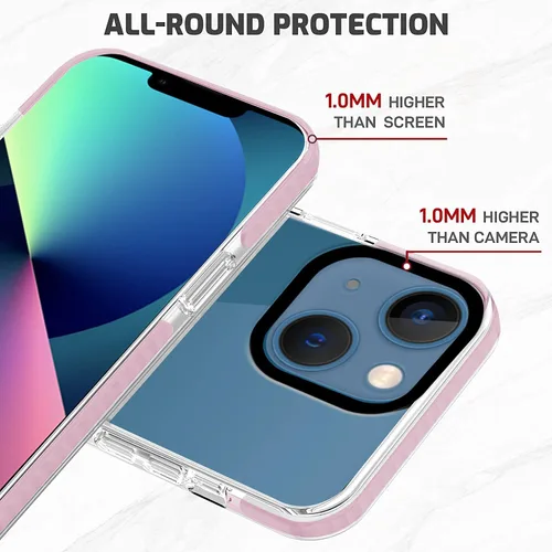 Vista 4 de Styletify Funda personalizada para teléfono con fotos para iPhone 13 Mini, collage de imágenes personalizadas, fundas de impacto personalizadas, a