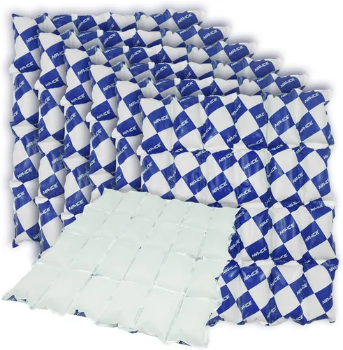 Vista 7 de Paquetes de hielo seco para envío de alimentos congelados - Manta de hielo flexible para enfriadores - Paquetes fríos de envío mantienen