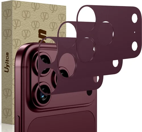 Vista 5 de Uyiton Paquete de 3 protectores de meseta de cámara para iPhone 18/17