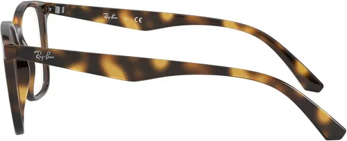 Vista 4 de Ray-Ban RX7177f - Marco de lentes recetados cuadrados de ajuste bajo puente