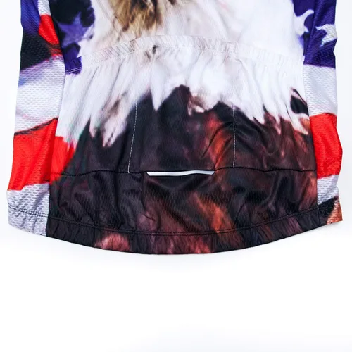 Vista 90 de Weimostar Hombre Ciclismo Jersey Manga Corta Bicicleta Ropa Multicolor Diamante