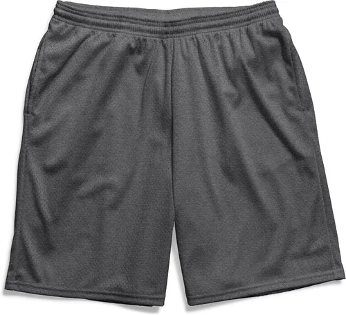 Vista 5 de Hanes - Pantalones cortos deportivos de malla con bolsillo para hombre, pantalones cortos de rendimiento para hombre, entrepierna de 9 pulgadas