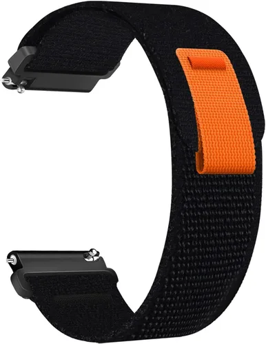 Vista 18 de Correa de nylon compatible con Samsung Galaxy Watch 7/FE/6/5 Pro 4 3/Watch 4 6 Classic/Active/Gear S2 S3 Frontier, correa de bucle deportivo de 20