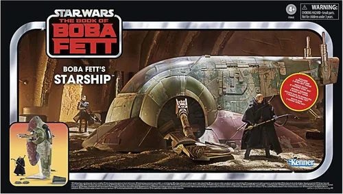 Vista 2 de STAR WARS The Vintage Collection - Vehículo de juguete de Boba Fett, Starship de 9,5 cm, de El libro de Boba Fett, juguetes para niños a partir de 4