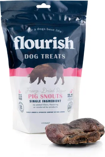 Vista 21 de Flourish Pets - Golosinas crudas liofilizadas para mascotas para perros (corazones de pollo, pequeño)