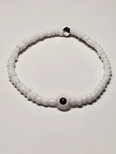 Vista 5 de 3 pcs Ilde Cowrie seashell Evil Eye Hamsa Hand Orisha Santeria Pulseras Bracelet Set