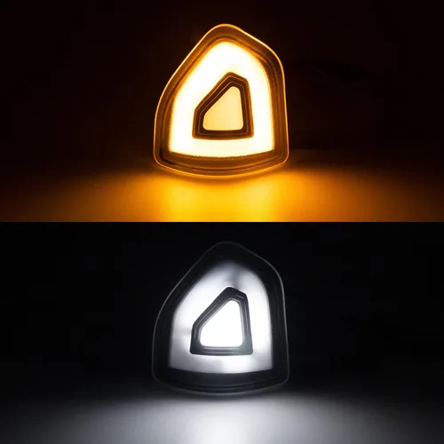 Vista 6 de Luces de señal de giro para espejo lateral LED compatibles con Ram 1500 2021-2023/para Ram 1500 Classic 2022 2023/para Ram 2500 3500 19-22 Señal