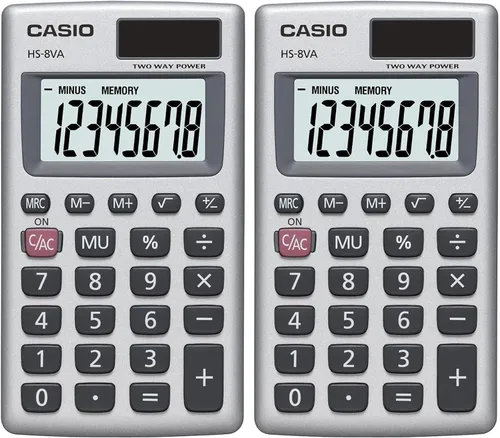 Vista 8 de Casio Inc. HS8VA calculadora de funciones estándar