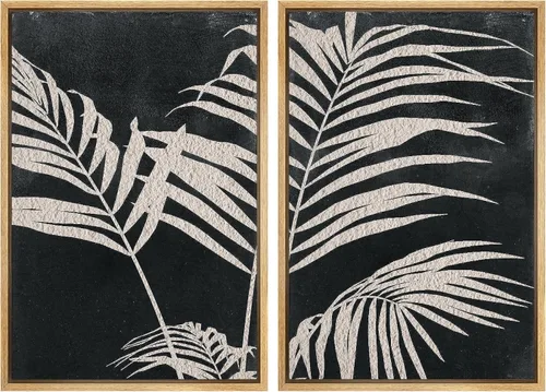 Vista 150 de SIGNWIN Lienzo enmarcado para pared, ilustraciones abstractas texturizadas en tonos beige terrosos, arte moderno, decorativo, contemporáneo